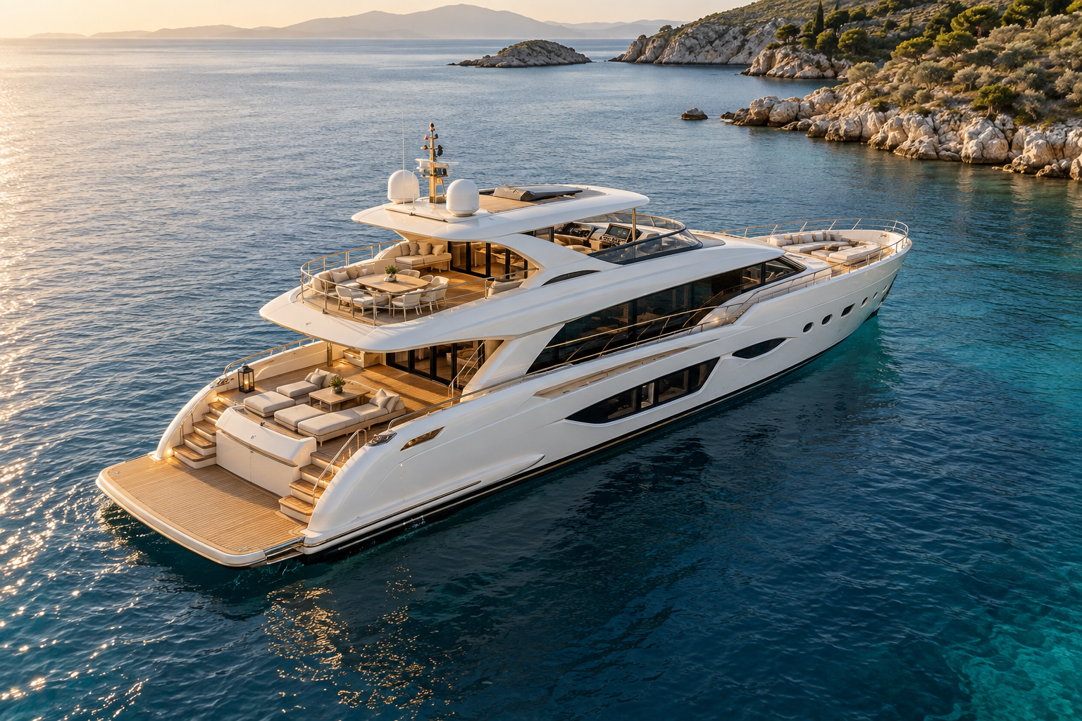 Aurelia yacht exterior